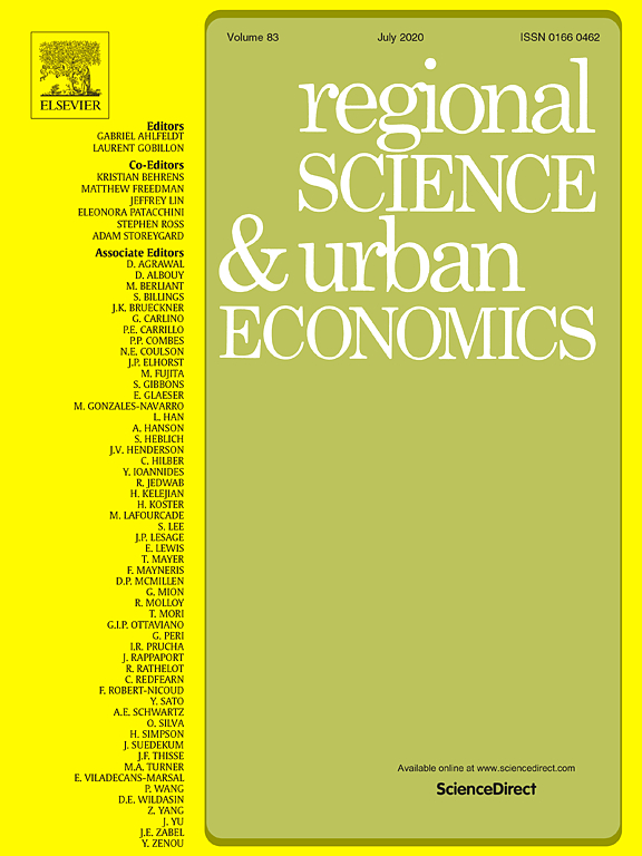 Regional Science & Urban Economics